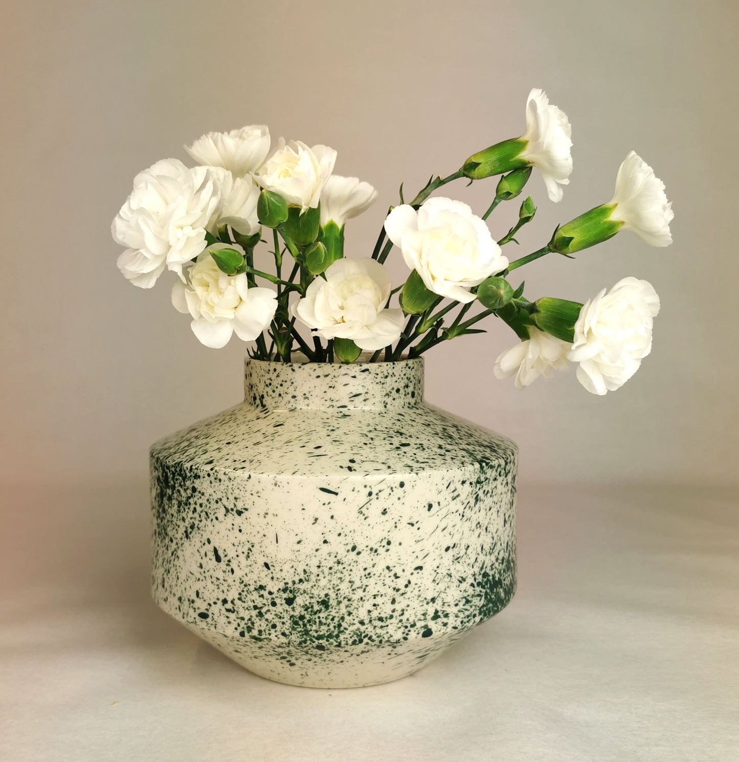 Zoe petrol gesprenkelt